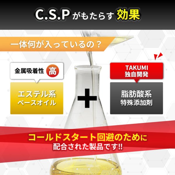 画像8: 添加剤 エンジンオイル添加剤 オイル添加剤 150ml エンジン保護 エンジン音減 始動性アップ エンジン滑らか スムーズ 送料無料 TAKUMIモーターオイル 添加剤 CSP1 (8)