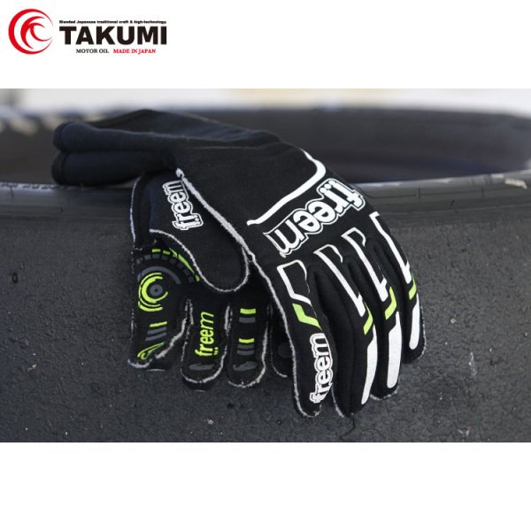 画像2: レーシンググローブ FIA公認 freem ブラック 送料無料 (2)