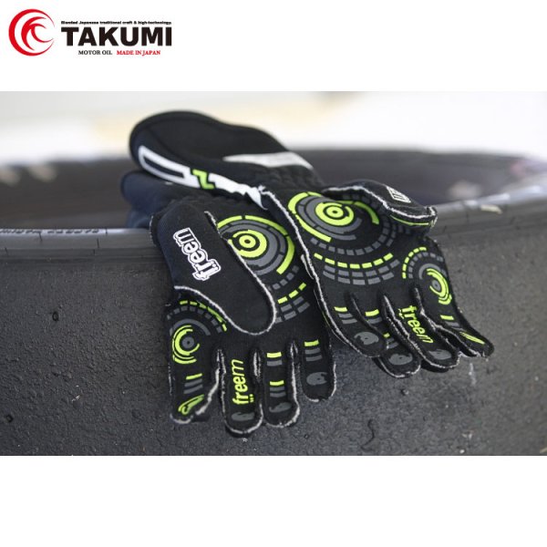 画像6: レーシンググローブ FIA公認 freem ブラック 送料無料 (6)
