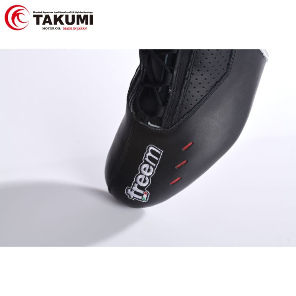 画像2: レーシングシューズ レーシング靴 FIA公認 freem ブラック 送料無料 (2)