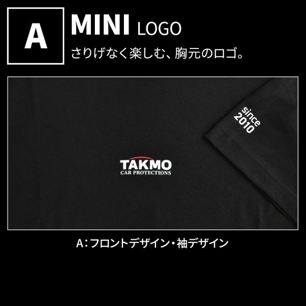 画像11: TAKMO オリジナルTシャツ 綿100％ 選べる2種類デザイン S・M・L・LL しっかり生地 黒 ブラック シンプルＴシャツ 送料無料 (11)