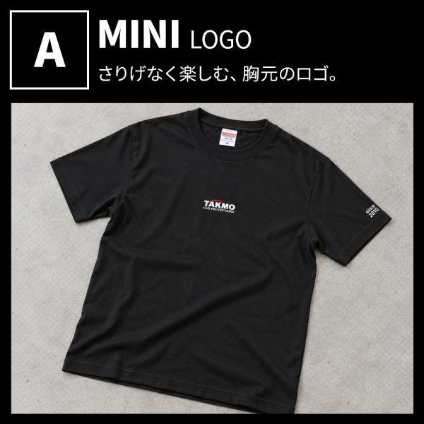 画像10: TAKMO オリジナルTシャツ 綿100％ 選べる2種類デザイン S・M・L・LL しっかり生地 黒 ブラック シンプルＴシャツ 送料無料 (10)