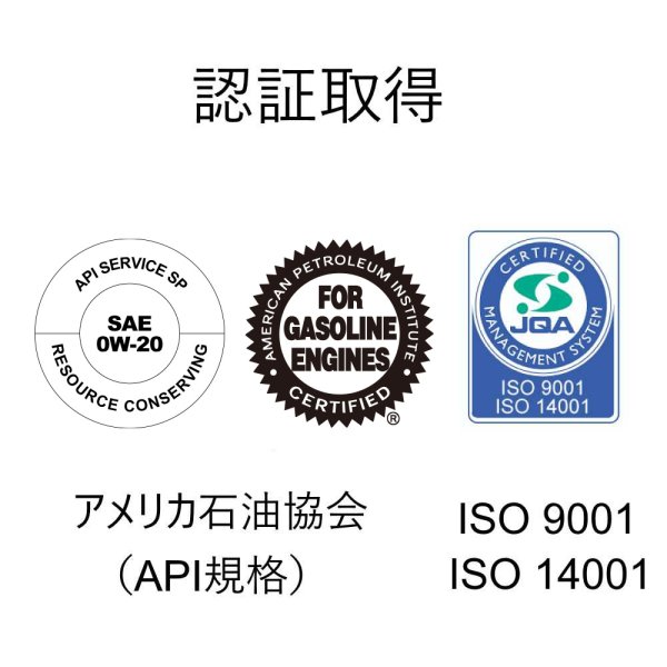 画像6: エンジンオイル 0W-20 20L HIGH QUALITY SQ/RC GF-7A 化学合成油 TAKMO TAKUMIモーターオイル 送料無料 (6)