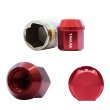 画像12: ホイールナット ジュラルミン製ナット  袋型 25mm M12 P1.25 P1.5 16本セット FF/4穴用  ロックあり TAKUMIモーターオイル ロゴ入り 送料無料 logo1-8 (12)