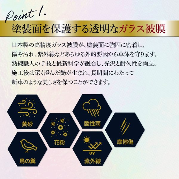 画像4: 車用ボディ ガラスコーティング3000×コーティングメンテナンス1000 セット 艶 撥水 高純度ガラス 犠牲被膜 拭き残しゼロ スプレー ガラスコート TAKMO (4)