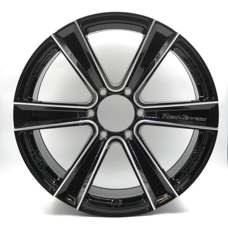 ホイール 18インチ 4本セット 18x9.5J +20 6H-139.7 グロスブラック