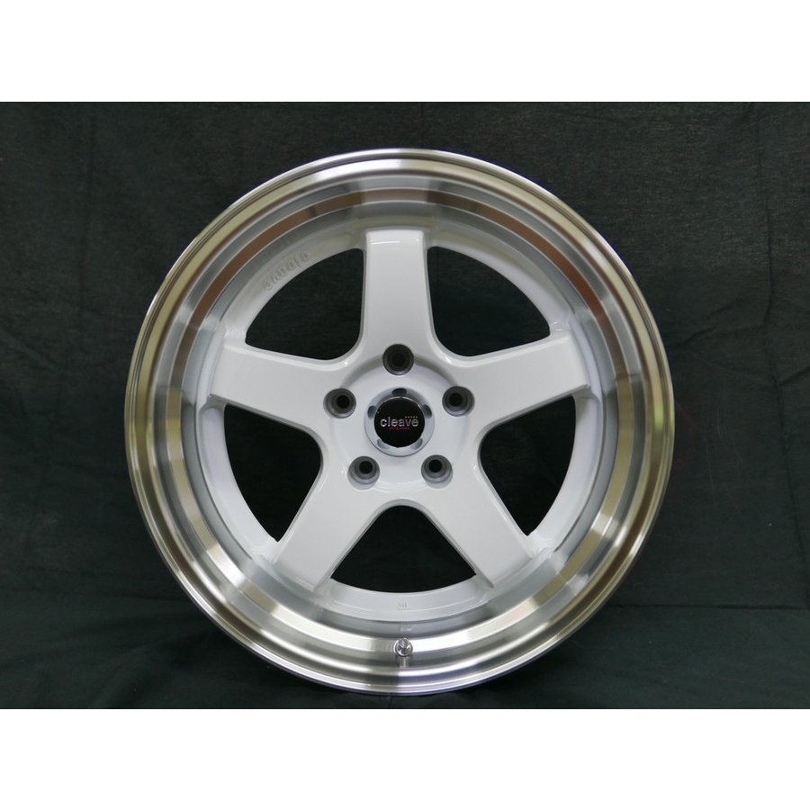 ホイール 17インチ 2本セット 17x9J +18 5JH-114.3 白 ホワイト 