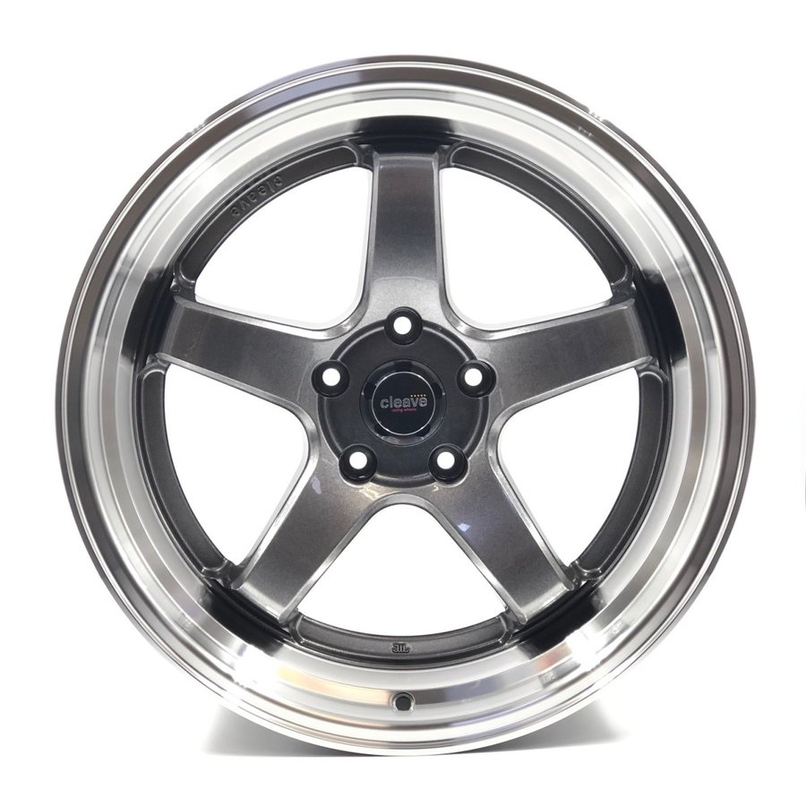 ホイール 18インチ 4本セット 18x9.5J +18 5H-114.3 ガンメタ スポーク ...