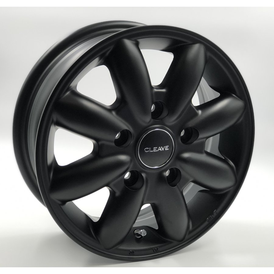 ホイール 13インチ 4本セット 13x5J +45H 5-114.3 マットブラック 