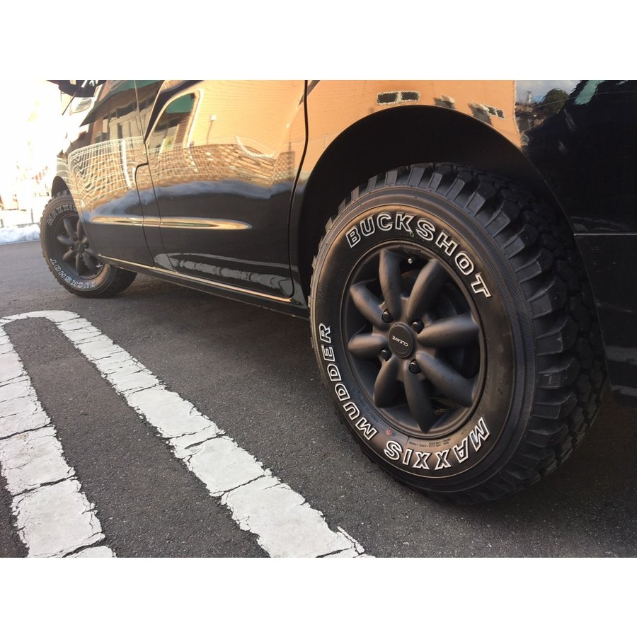 SUW マットブラックホイール 114.3 よかっ 17インチ