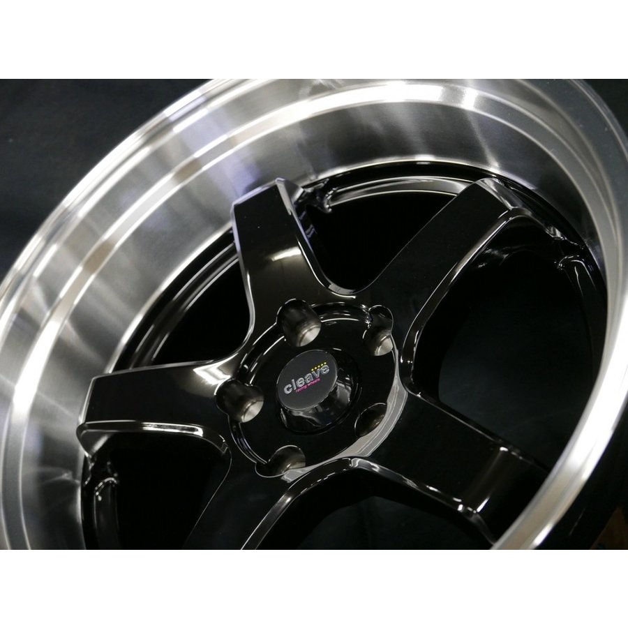 ホイール 18インチ 4本セット 18x10.5J +15 5H-114.3 ブラック 
